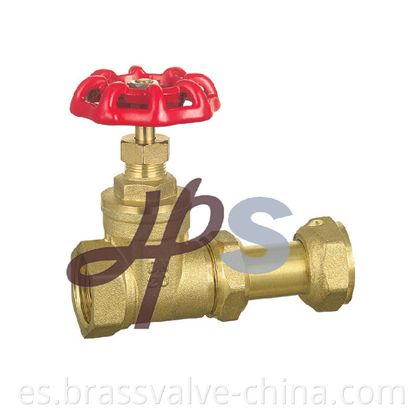 Hot Forging Brass Gate Valve With Female Thread For Water Meter